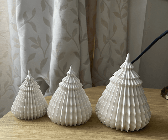 Origami Christmas Trees